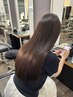 高級人毛シールエクステ50cm 60本+馴染ませカット￥18,000