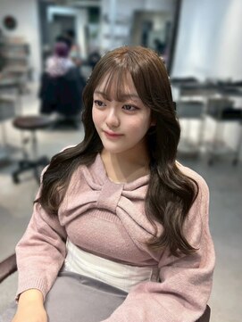 ザシェノンウメダ(THA CHAINON UMEDA) イメチェン/ピンクベージュ/アンブレラカラー/前髪/心斎橋