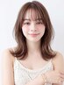 【人気NO.1】顔周りレイヤーカット+透明感カラー+艶トリートメント¥8,900