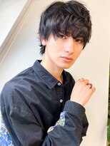 アイスバーグ ウェスト 清澄白河(eyesburg W/est) 無造作パーマシャドウパーマメンズマッシュ丸み束感トレンド