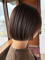 リドル ヘアー 駒生店(Riddle HAIR)&nbsp;軽さを残した切りっぱなしミニボブ