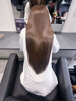 キング 京橋店(K!ng)&nbsp;縮毛矯正髪質改善レイヤーカットハッシュカットダブルカラー
