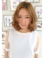 オブヘアー 鷺沼店(Of HAIR) 肩にあたる長さはカールをつけて軽やかに