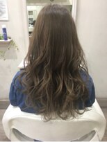 エルデ ナインズ ヘアー スタンド 川口店(elde 9's HAIR STAND) Wカラーorグラデーションカラーハイライト無造作カール