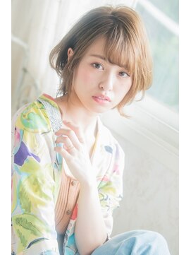 ブリッジ バイ ネオリーブ 綱島店(bridge by neolive) 《Bridge by neolive 綱島店》透け感ナチュラルショートボブ