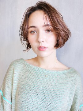 アルバム 渋谷パルコ(ALBUM) モカベージュ_ハイライトカラーセミウェットウェーブ_67388