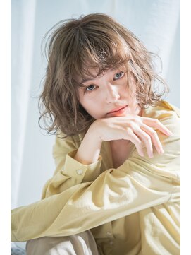 ヴァンクシー バイ ルナ(VANKCY by Luna) ピンクベージュ 20代 30代 ボブルフ 大人ボブ 前髪 登戸 簡単