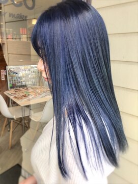 ヘア メイク ココ(hair make coco) 艶感★マリンブルー★