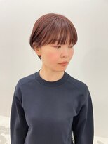 エンドリンク(endlink)&nbsp;耳かけマッシュショート×ピンクブラウン