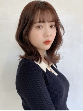 アリスバイアフロート 自由が丘(ALICe by AFLOAT) ぱたっとバング／鎖骨ミディアムくびれヘア