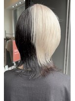 ヘアーアイスカルテット(HAIR ICI QUARTET)&nbsp;ホワイト/ブラック　ツートーンカラー