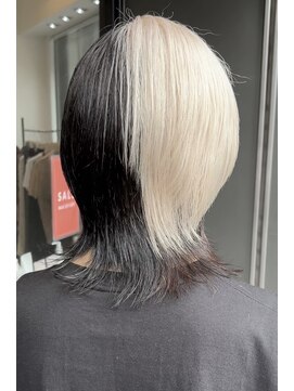 ヘアーアイスカルテット(HAIR ICI QUARTET) ホワイト/ブラック ツートーンカラー