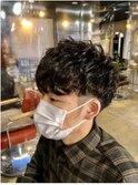 ◆メンズ/パーマ/ツーブロック/マッシュ/メンズパーマ/眉カット
