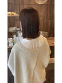 切りっぱなし外はねボブ