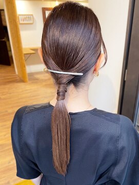 ティダスマイル(tida smile) ドレスヘア_ヘアアレンジお客様スタイル