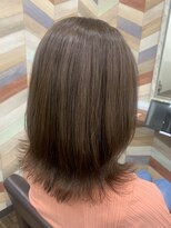 ココカラ(Kokokala)&nbsp;#髪質改善TOKIO #ミルクティー　#カラー　#外ハネ　#艶髪