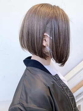 モリオ フロム ロンドン 成増店 【morio成増 セリザワ】前下がりボブ 刈り上げ アッシュ