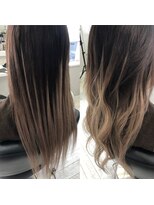 ヘアアンドメイク サファイア 豊橋店(ヘア&メイク SAPPHIRE)&nbsp;#バレイヤージュ#プルエクステ#巻き髪#ストレート