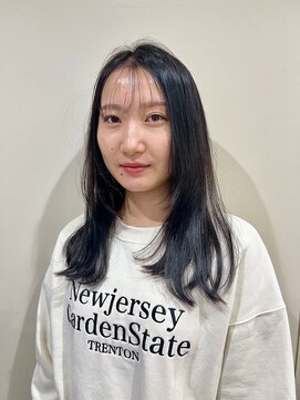 ブカブク(BUKA BUKU) セミロングスタイル ダークトーン