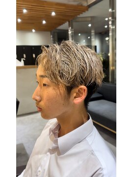 サロンドミルク 新百合ヶ丘店(salon de MiLK) ミルクティーベージュグレージュダブルカラーハイライトインナー
