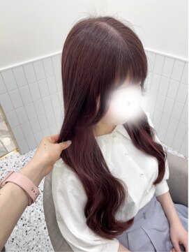 リルミー(Lilme) ブリーチなしダブルカラー＊チョコレートピンク＊新井