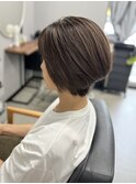 白髪ぼかしハイライト