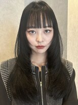 チル 福井駅前店(Chill) 福井　駅前　レイヤーカット　韓国　黒髪　髪質改善　
