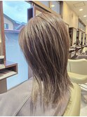 【aries富谷店】グレージュ系ハイライト