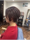 丸みショートボブ