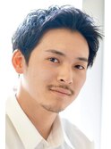 スパイキーショート　ブルーブラック　パンク
