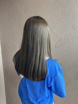 トップヘアー 中庄店(TOP HAIR fuapua) 《TOPHAIR 中庄店/きゃん》ブリーチなしグレージュ