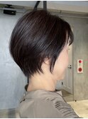 レディースショート大人美人ショートショコラブラウンカラー