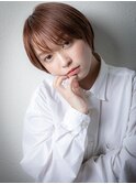 似合わせカット艶感小顔丸みショートマッシュu川口10代20代