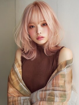 ミディアムレイヤー/ハイトーンピンク