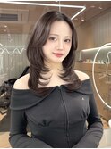 レイヤーカット ハッシュカット 