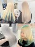 【GaKu指名】2回ケアブリーチ+艶カラー+ケアトリートメント
