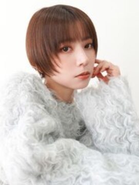 エステージ 鳳店(S-TAGE) 顔回りレイヤー×大人ショート×ミルクブラウン