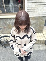 バド(bado)&nbsp;ラベンダーベージュ/透明感カラー／レイヤーカット/本町