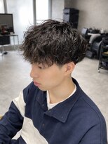ワンズ リー 下北沢店(ONE's ly)&nbsp;シャドウパーマ/波巻きパーマ/スパイラルパーマ/メンズ/下北沢