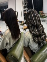 ヘアーアンドビューティーザ エフ(Hair Beauty the F)&nbsp;/ハイライト風エクステ/