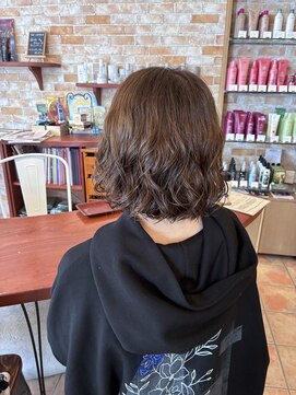リュクスフォーヘアー アヴェダ(LUXE for hair AVEDA) 20代30代×ボブ×ニュアンスパーマ