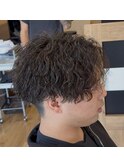 メンズパーマツイストスパイラル波巻きパーマシャドウパーマ