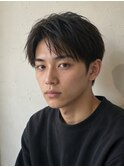 メンズカット/20代30代40代フェザーパーマ/センターパート/越谷