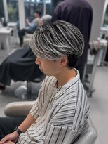 クレア 上大岡(CREA)&nbsp;白髪ぼかしハイライト縮毛矯正ダブルカラー髪質改善30代40代50代