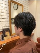 ヘアメイク フレンシア(hair make flencia)&nbsp;おしゃれなナチュラルミディアムショート【418スタイル】