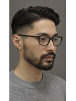 キングマンバーバー 四ツ谷2nd(KING MAN BARBER)&nbsp;サイドパート×フェード