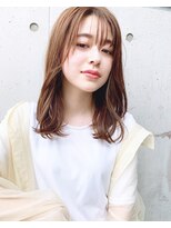 リコバイアフロート(riko by afloat)&nbsp;レイヤーカットとシースルーバング×ココアブラウン【riko立野】