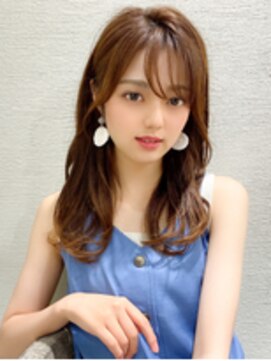 アフロート エル 錦糸町(AFLOAT L) ラベンダーカラー/エアリーミディ/マロンベージュ/前髪