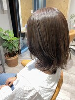 ジャストビューティ ルフレ 金沢八景店(Just Beauty Rufure)&nbsp;マロンベージュ/Aラインボブ/大人かわいい/金沢八景