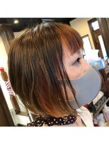 バーバー アカダマ&nbsp;可愛いボブに